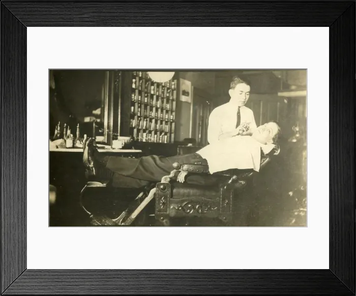 Framed Print : Cuban Barber, c1930s. Creator: Unknown Framed Print : Cuban Barber, c1930s. Creator: Unknown