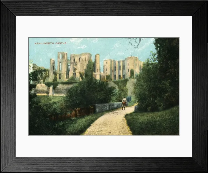 Framed Print : Kenilworth Castle, late 19th-early 20th century. Creator: Unknown Framed Print : Kenilworth Castle, late 19th-early 20th century. Creator: Unknown