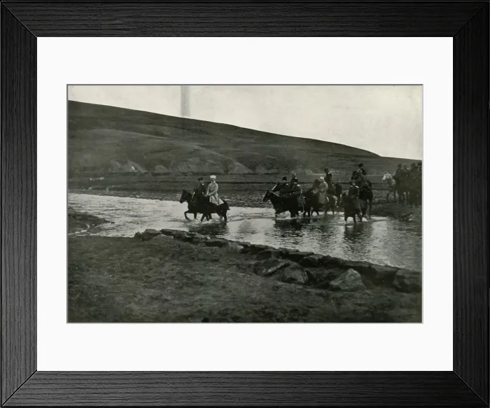 Framed Print : The Grand Duke Michael and his Staff, (1919). Creator: Unknown Framed Print : The Grand Duke Michael and his Staff, (1919). Creator: Unknown