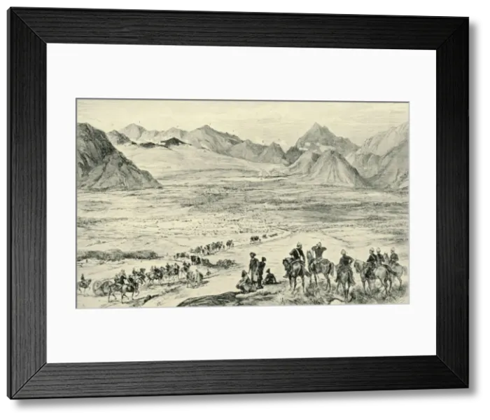 Framed Print : The Action on the Heights Above Charasia, October 6, 1879, (1901). Creator: Unknown Framed Print : The Action on the Heights Above Charasia, October 6, 1879, (1901). Creator: Unknown