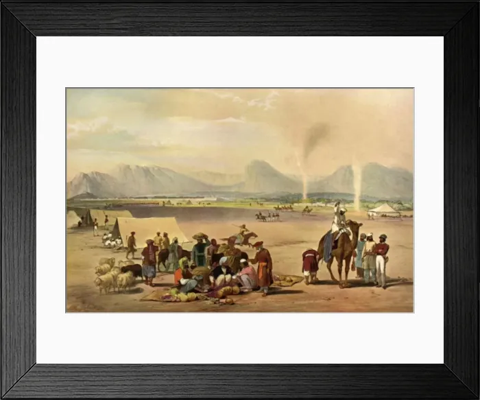 Framed Print : The City of Kandahar Looking from the South Towards Baba Wali Mountain, c1840, (1901) Framed Print : The City of Kandahar Looking from the South Towards Baba Wali Mountain, c1840, (1901)
