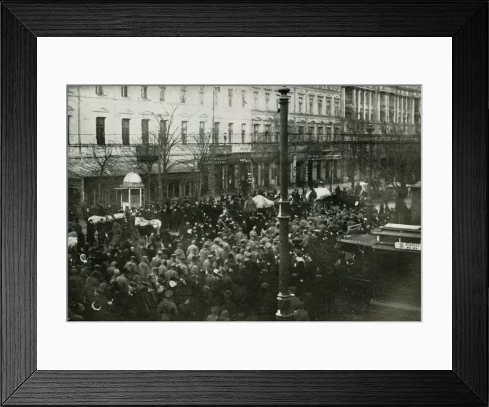 Framed Print : German Prisoners in Warsaw, (1919). Creator: Unknown Framed Print : German Prisoners in Warsaw, (1919). Creator: Unknown