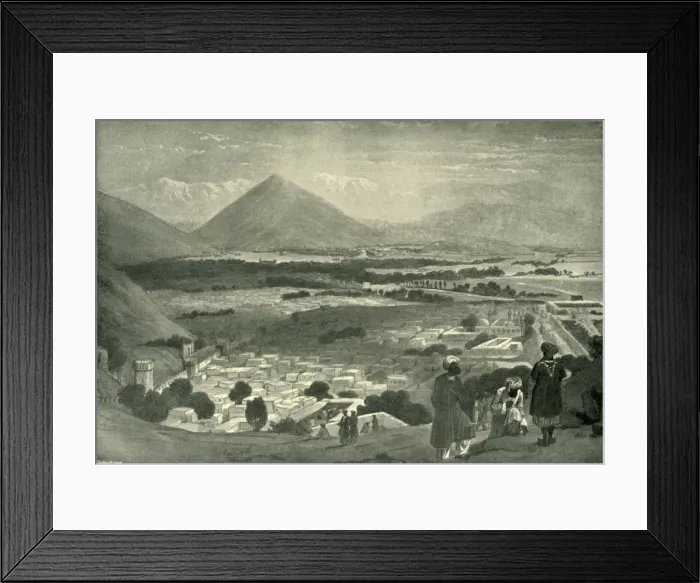 Framed Print : The Bala Hissar and City of Kabul from the Upper Part of the Citadel, c1842, (1901) Framed Print : The Bala Hissar and City of Kabul from the Upper Part of the Citadel, c1842, (1901)