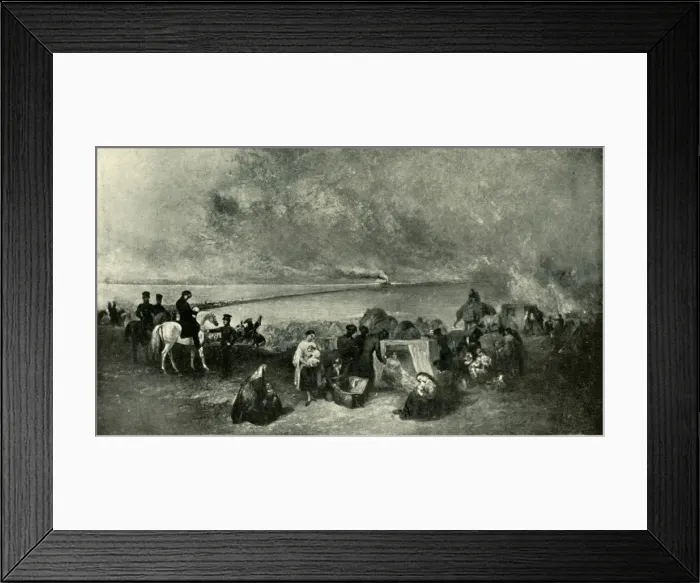 Framed Print : Cawnpore - The Passage of the Ganges with the Refugees from Lucknow... November 1857, (1901) Framed Print : Cawnpore - The Passage of the Ganges with the Refugees from Lucknow... November 1857, (1901)