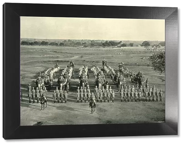 An Elephant Battery, Camp of Exercise, Rawal Pindi, c1890, (1901). Creator