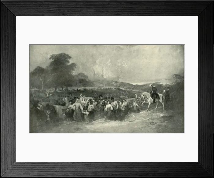 Framed Print : The Relief of Lucknow - Leading the Sufferers to the British Camp, (1901). Creator: Unknown Framed Print : The Relief of Lucknow - Leading the Sufferers to the British Camp, (1901). Creator: Unknown