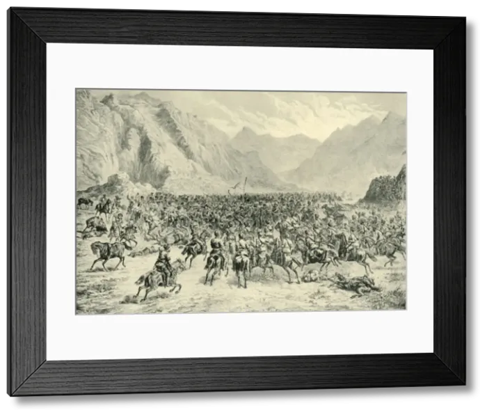 Framed Print : Charge of Punjab Cavalry in the Second Action Near Charasia, on 24th April 1880, (1901) Framed Print : Charge of Punjab Cavalry in the Second Action Near Charasia, on 24th April 1880, (1901)