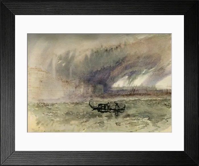Framed Print : Storm on the Lagoons, c1830, (1934). Creator: JMW Turner Framed Print : Storm on the Lagoons, c1830, (1934). Creator: JMW Turner