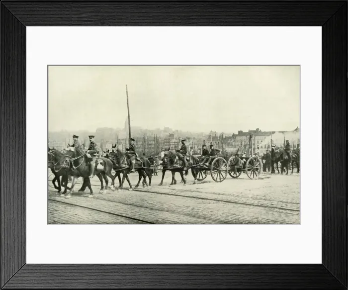 Framed Print : The British Expeditionary Force in Boulogne, (1919). Creator: Unknown Framed Print : The British Expeditionary Force in Boulogne, (1919). Creator: Unknown