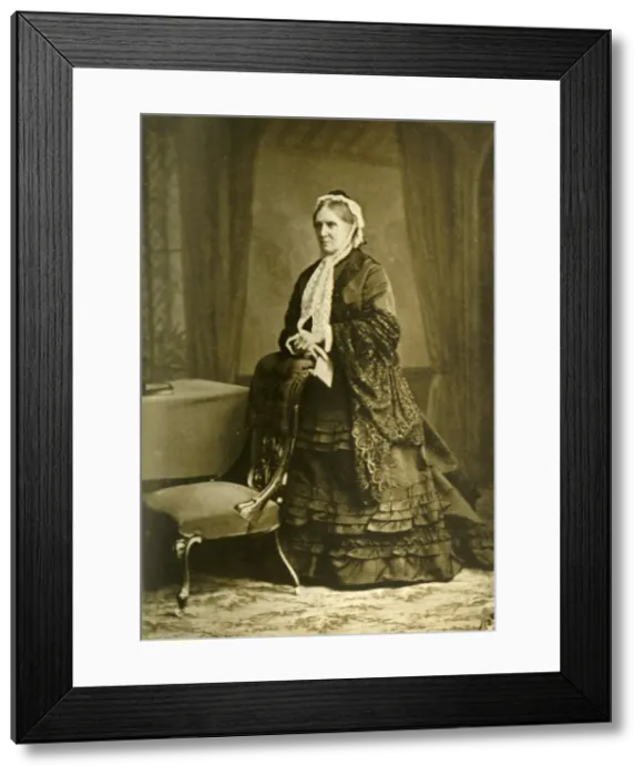 Framed Print : Lady Roberts, c1870s, (1901). Creator: Maull & Fox Framed Print : Lady Roberts, c1870s, (1901). Creator: Maull & Fox