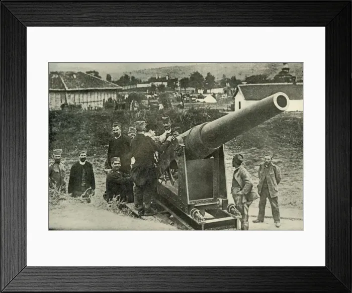 Framed Print : Typical Group of the Servian Artillery, (1919). Creator: Unknown Framed Print : Typical Group of the Servian Artillery, (1919). Creator: Unknown