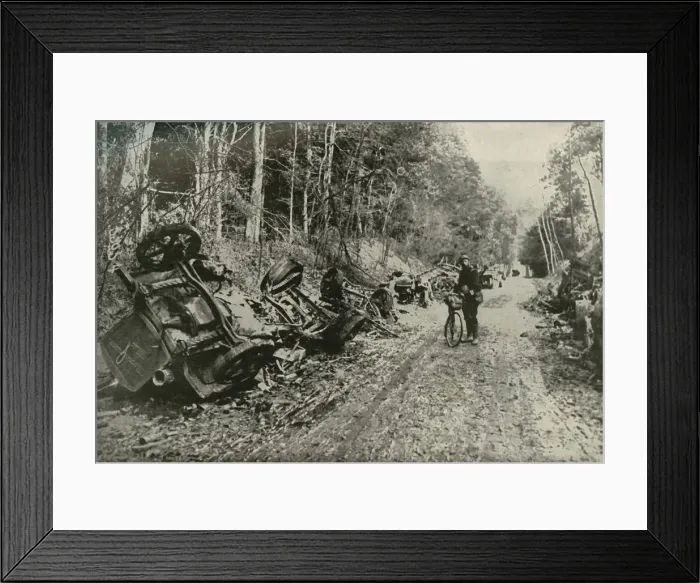 Framed Print : The Effect of British Shell Fire, (1919). Creator: Unknown