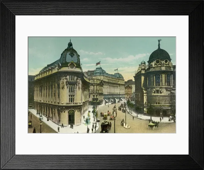 Framed Print : Aldwych and Gaiety Theatre, c1900s. Creator: Eyre & Spottiswoode Framed Print : Aldwych and Gaiety Theatre, c1900s. Creator: Eyre & Spottiswoode
