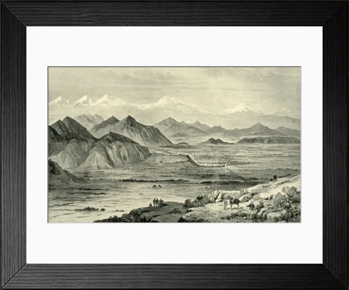 Framed Print : Kabul, Looking North from the Hill above the British Camp at Beni Hissar, October 8, 1879, (1901) Framed Print : Kabul, Looking North from the Hill above the British Camp at Beni Hissar, October 8, 1879, (1901)