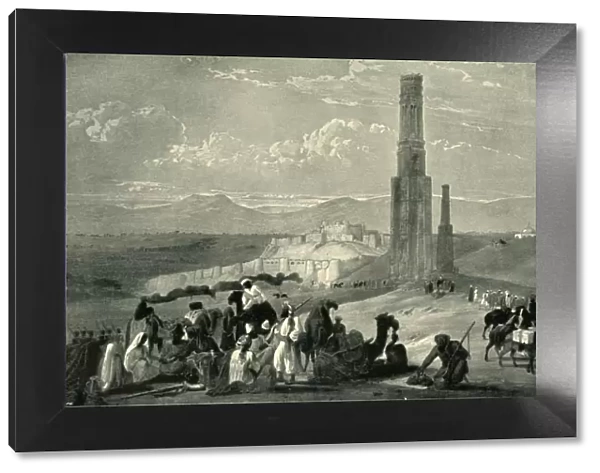 The Fortress and Citadel of Ghazni and the Two Minars, c1840, (1901). Creator: James Atkinson