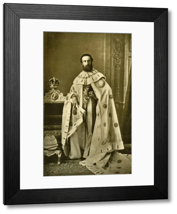 Framed Print : Lord Lytton, c1877, (1901). Creator: Bourne & Shepherd Framed Print : Lord Lytton, c1877, (1901). Creator: Bourne & Shepherd