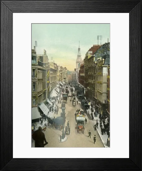 Framed Print : Cheapside, c1900s. Creator: Eyre & Spottiswoode Framed Print : Cheapside, c1900s. Creator: Eyre & Spottiswoode