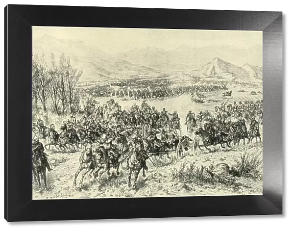 Charge of Cavalry to Cover the Retreat of the Guns... 11th December 1879, (1901)