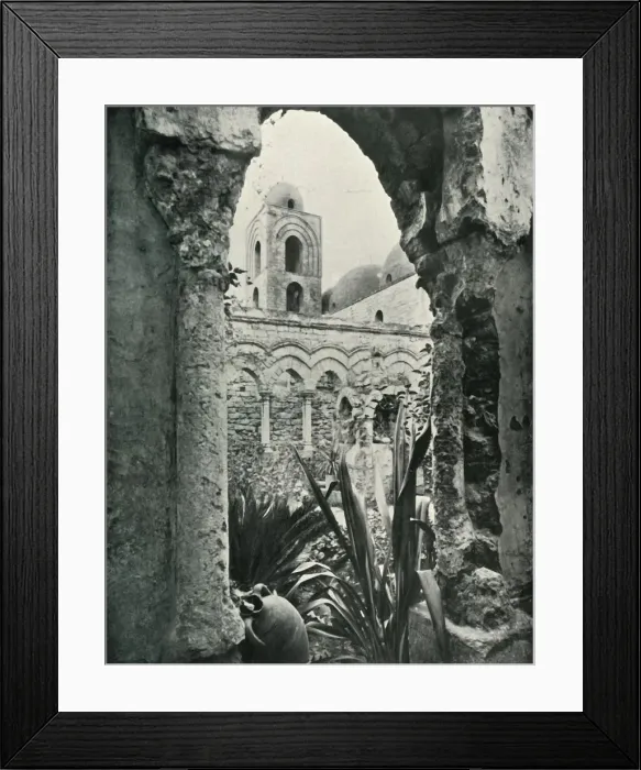 Framed Print : Tower of St Giovanni degli Eremiti, Palermo, 1906. Creator: Unknown Framed Print : Tower of St Giovanni degli Eremiti, Palermo, 1906. Creator: Unknown