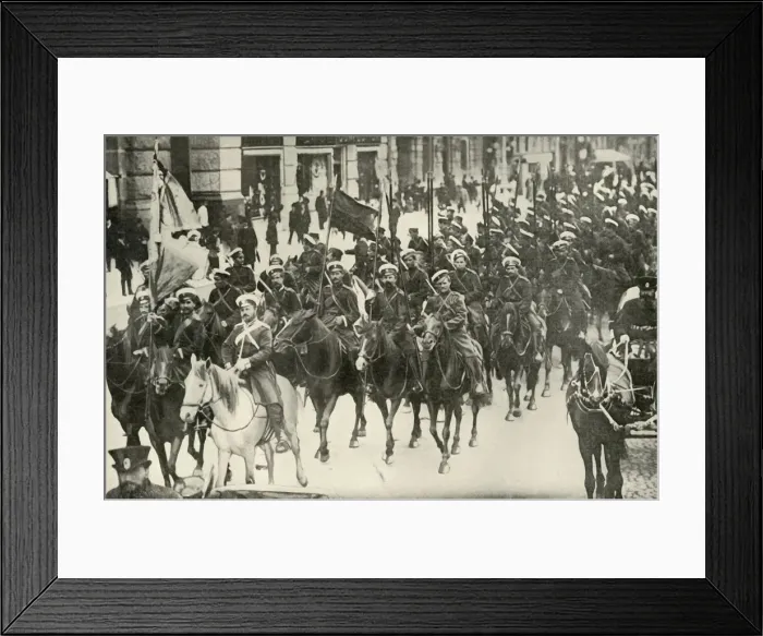 Framed Print : Types of the Russian Cavalry, (1919). Creator: Unknown Framed Print : Types of the Russian Cavalry, (1919). Creator: Unknown