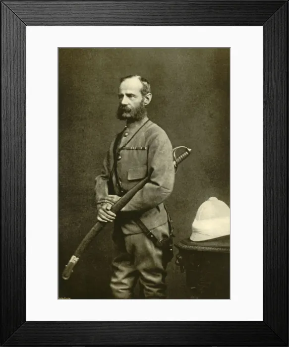 Framed Print : Sir Frederick S. Roberts, 1880, (1901). Creator: Maull & Fox Framed Print : Sir Frederick S. Roberts, 1880, (1901). Creator: Maull & Fox