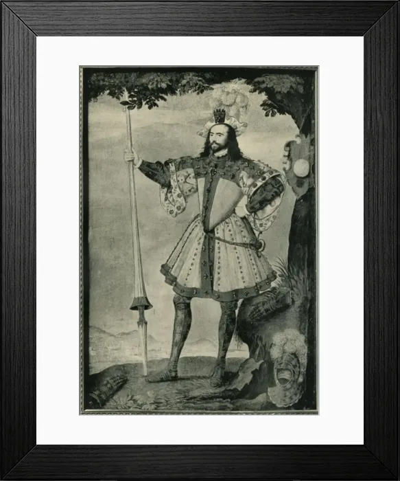 Framed Print : George Clifford, Earl of Cumberland, c1590, (1906). Creator: Unknown Framed Print : George Clifford, Earl of Cumberland, c1590, (1906). Creator: Unknown
