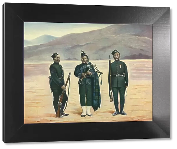 The Fifth Gurkhas, 1901. Creator: F Bremner