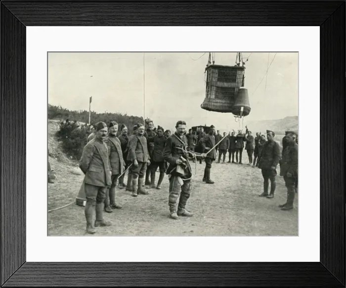 Framed Print : Royal Field Artillery Kite Balloons Were The Eyes of Our Guns in France, (1919) Framed Print : Royal Field Artillery Kite Balloons Were The Eyes of Our Guns in France, (1919)