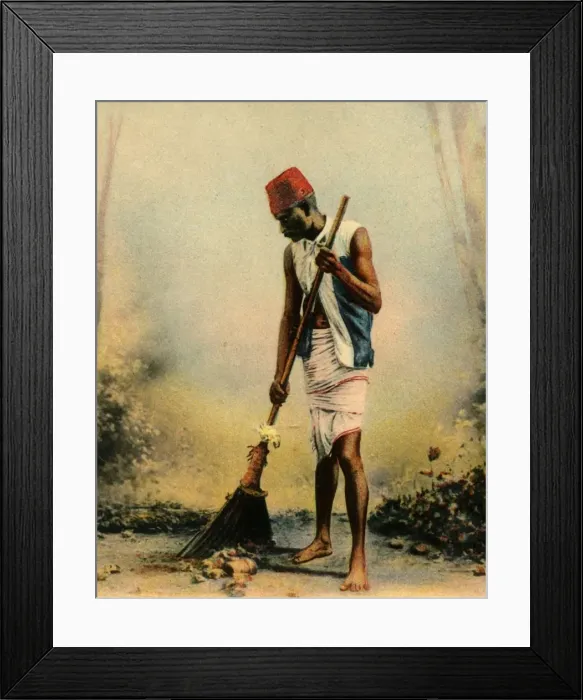 Framed Print : Road Sweeper. Creator: Unknown Framed Print : Road Sweeper. Creator: Unknown