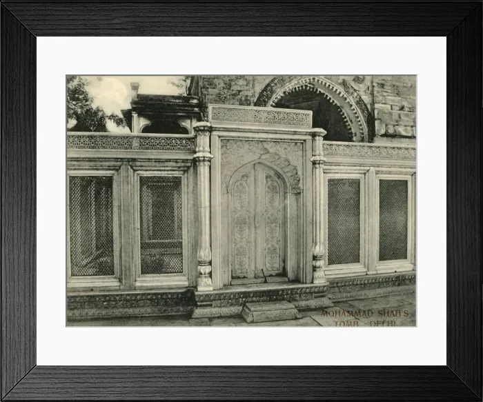 Framed Print : Mohammad Shahs Tomb, Delhi. Creator: Unknown Framed Print : Mohammad Shahs Tomb, Delhi. Creator: Unknown