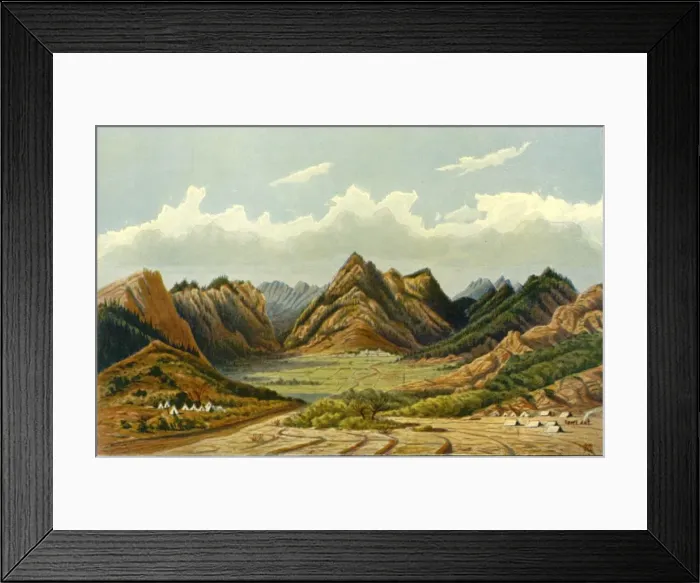Framed Print : The Peiwar Khotal, 1878, (1901). Creator: W McCracken Framed Print : The Peiwar Khotal, 1878, (1901). Creator: W McCracken