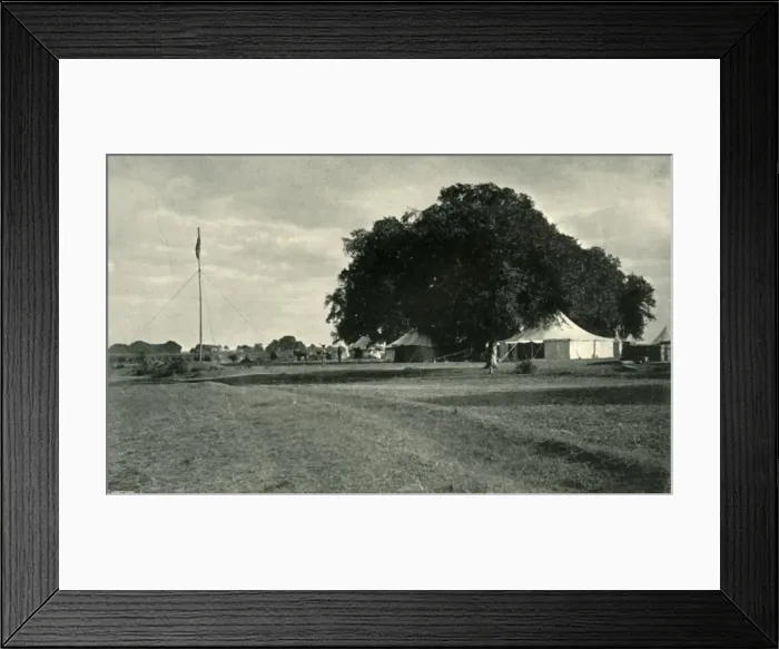Framed Print : Lord Robertss Headquarters, Camp of Exercise, Delhi, c1890, (1901) Framed Print : Lord Robertss Headquarters, Camp of Exercise, Delhi, c1890, (1901)