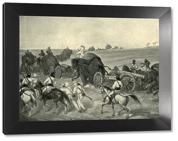The Advance of the Siege Train to Delhi, 1857, (1901). Creator: George Francklin Atkinson