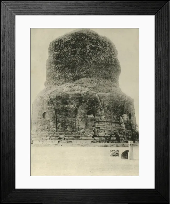 Framed Print : Sarnath, Benares. Creator: Saeed Bros Framed Print : Sarnath, Benares. Creator: Saeed Bros