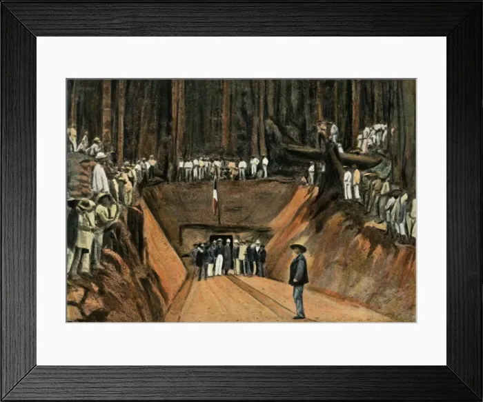 Framed Print : Saint-Elie. Inauguration De La Premiere Mine De Quartz, (Saint-Elie. The first Quartz Mine), 1900 Framed Print : Saint-Elie. Inauguration De La Premiere Mine De Quartz, (Saint-Elie. The first Quartz Mine), 1900