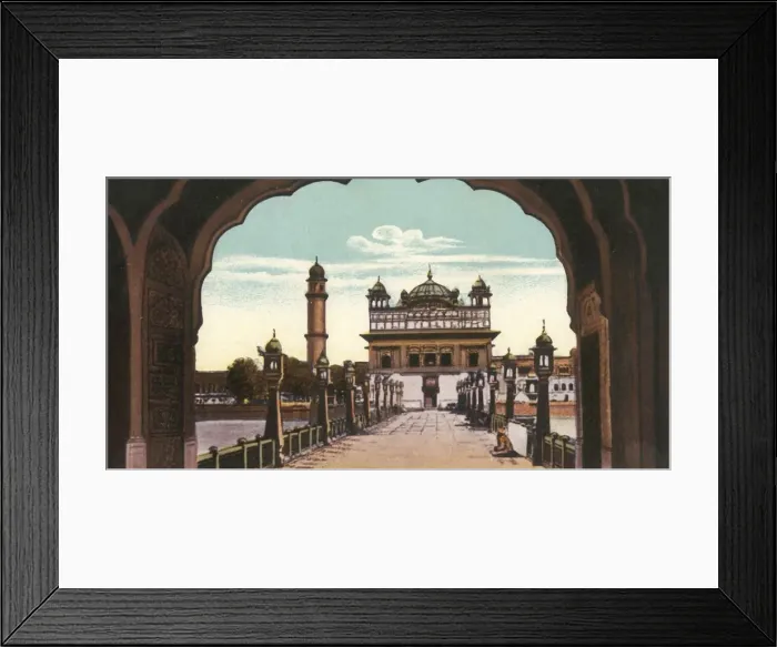 Framed Print : Golden Temple, Amritsur. Creator: Unknown Framed Print : Golden Temple, Amritsur. Creator: Unknown
