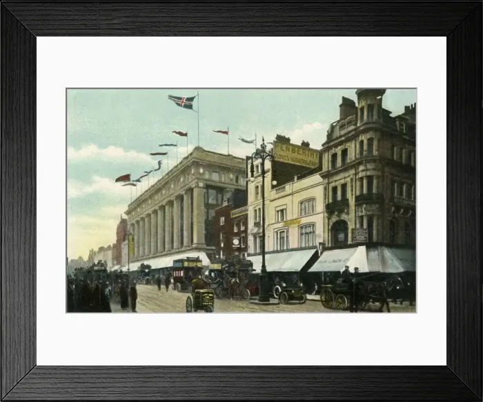 Framed Print : Oxford Street, c1910s. Creator: Eyre & Spottiswoode Framed Print : Oxford Street, c1910s. Creator: Eyre & Spottiswoode