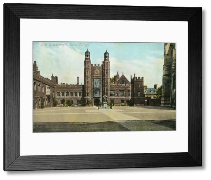 Framed Print : The Quadrangle, Eton College, 1905. Creator: Unknown Framed Print : The Quadrangle, Eton College, 1905. Creator: Unknown