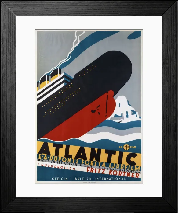 Framed Print : Atlantic, 1930. Artist: Carlsund, Otto Gustaf (1897-1948) Framed Print : Atlantic, 1930. Artist: Carlsund, Otto Gustaf (1897-1948)