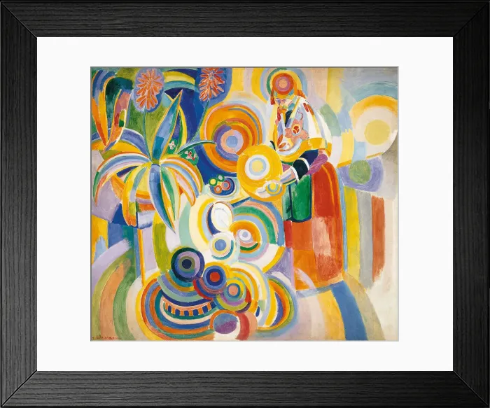 Framed Print : Portuguese Woman, 1916. Artist: Delaunay, Robert (1885-1941) Framed Print : Portuguese Woman, 1916. Artist: Delaunay, Robert (1885-1941)
