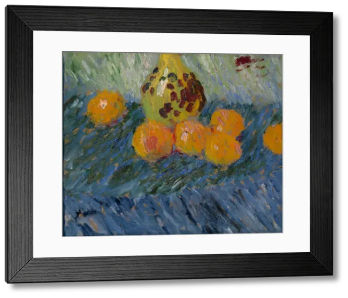 Framed Print : Still Life with Oranges. Artist: Javlensky, Alexei, von (1864-1941) Framed Print : Still Life with Oranges. Artist: Javlensky, Alexei, von (1864-1941)