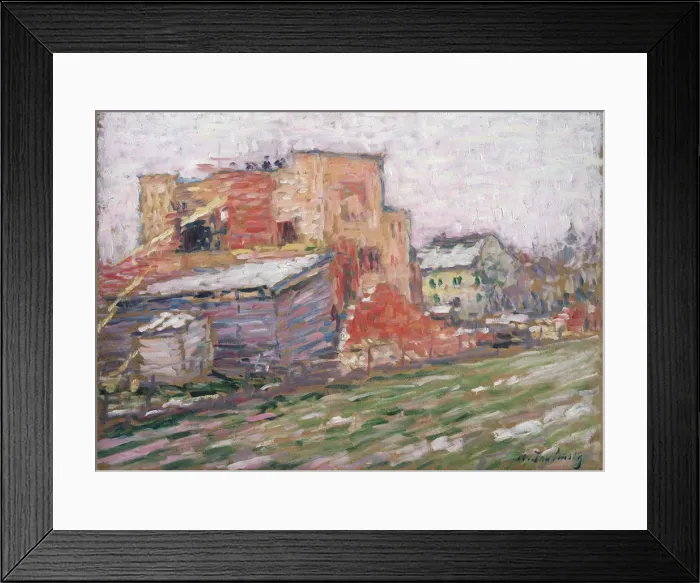 Framed Print : A street, 1905. Artist: Javlensky, Alexei, von (1864-1941) Framed Print : A street, 1905. Artist: Javlensky, Alexei, von (1864-1941)