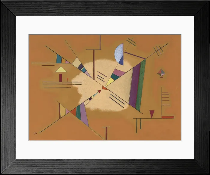 Framed Print : Diagonal, 1930. Artist: Kandinsky, Wassily Vasilyevich (1866-1944)