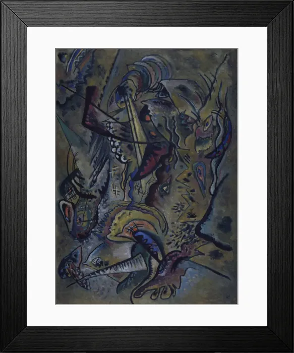 Framed Print : Southerly, 1917. Artist: Kandinsky, Wassily Vasilyevich (1866-1944) Framed Print : Southerly, 1917. Artist: Kandinsky, Wassily Vasilyevich (1866-1944)