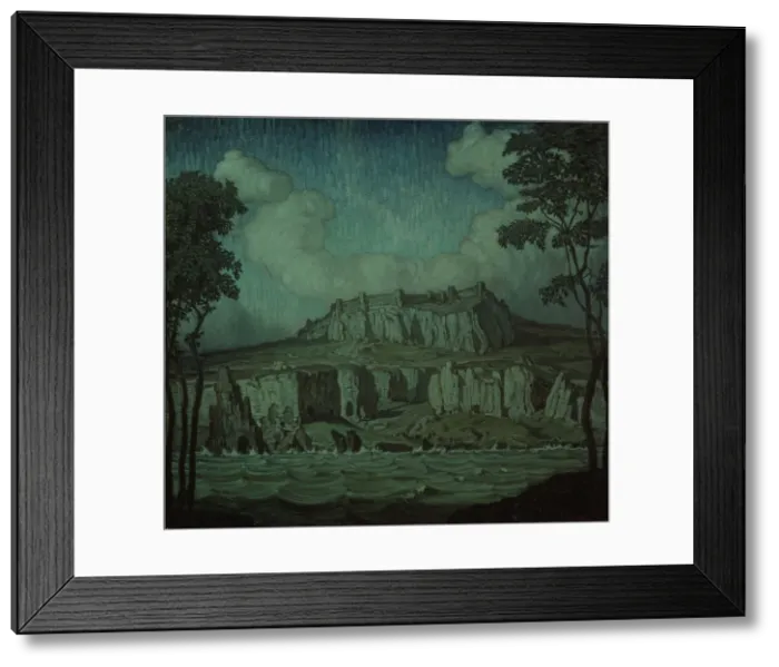Framed Print : Seashore, 1907. Artist: Bogayevsky, Konstantin Fyodorovich (1872-1943)