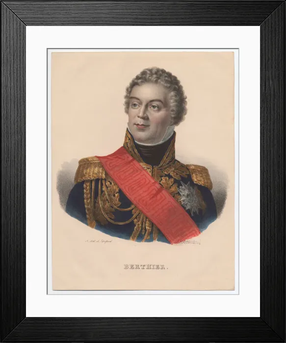 Framed Print : Louis-Alexandre Berthier (1753-1815), Prince de Wagram, Prince of Neuchatel, 1835 Framed Print : Louis-Alexandre Berthier (1753-1815), Prince de Wagram, Prince of Neuchatel, 1835
