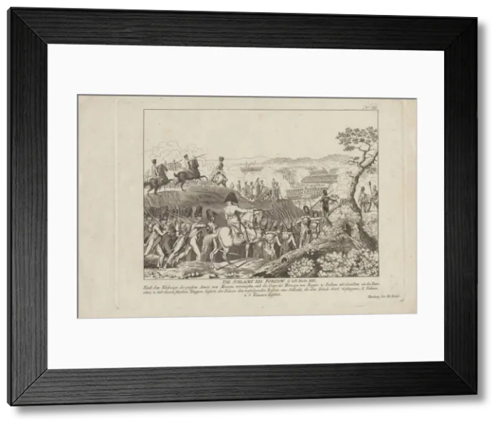 Framed Print : The Battle of Borisov on November 28, 1812. Artist: Campe, August Friedrich Andreas Framed Print : The Battle of Borisov on November 28, 1812. Artist: Campe, August Friedrich Andreas