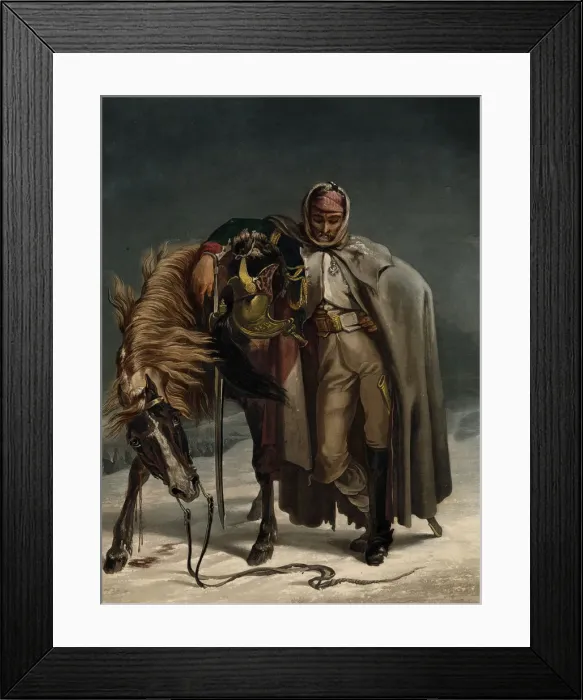 Framed Print : Dragoon of the Swiss guards at the Russian Campaign, ca 1812. Artist: Bleuler, Johann Heinrich Framed Print : Dragoon of the Swiss guards at the Russian Campaign, ca 1812. Artist: Bleuler, Johann Heinrich