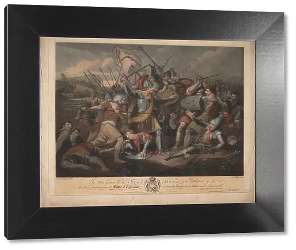 The Battle of Agincourt on 25 October 1415, 1783. Artist: Burke, Thomas (1749-1815)