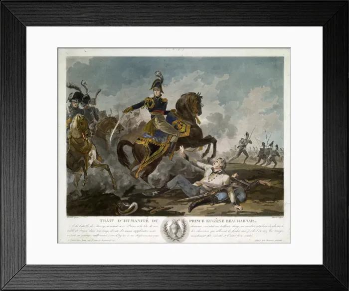 Framed Print : The Continence of Eugene de Beauharnais, ca 1814. Artist: Martinet, Pierre (1781-?) Framed Print : The Continence of Eugene de Beauharnais, ca 1814. Artist: Martinet, Pierre (1781-?)